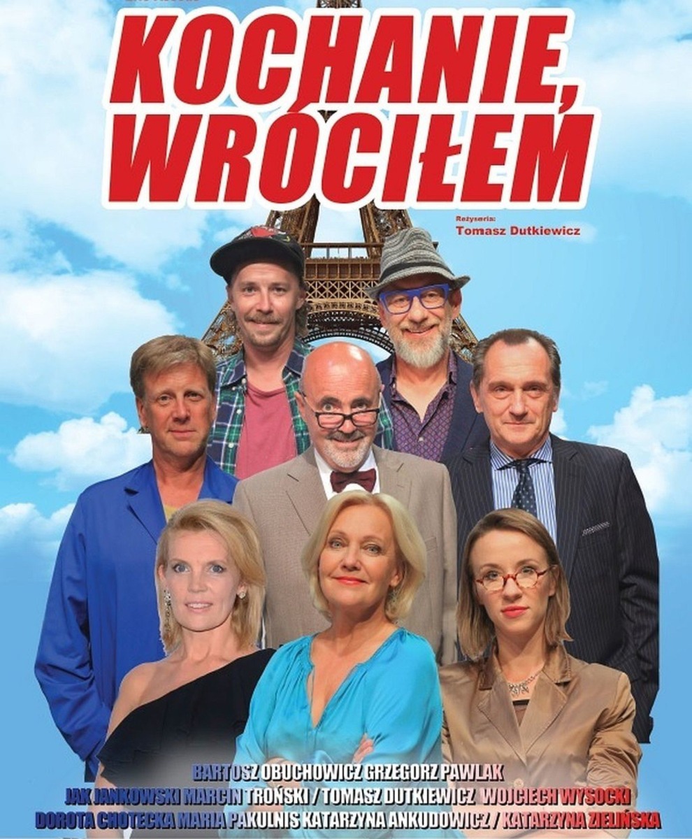 Kochanie, wróciłem – spektakl komediowy z Teatru Komedia w Warszawie