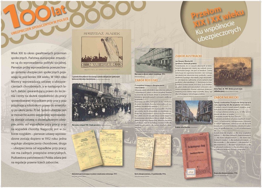 Wystawa z okazji 100-lecia ubezpieczeń w Oświęcimiu – FOTO
