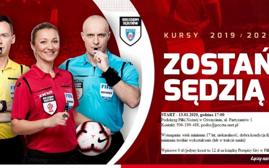 Są jeszcze miejsca na kurs sędziowski. Nie zmarnuj szansy
