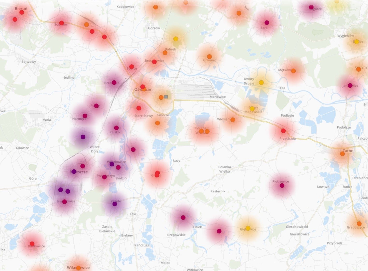 Smog zalewa Małopolskę