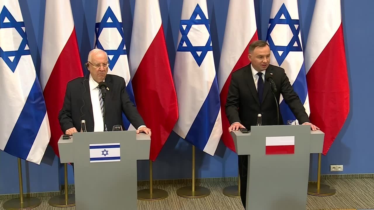 A. Duda: Wyjaśniłem prezydentowi Izraela powody mojej nieobecności na obchodach w Jerozolimie – FILM