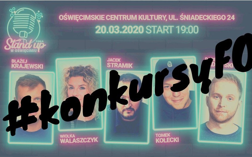 Bilety na 2. Galę Stand up w Oświęcimiu rozdane