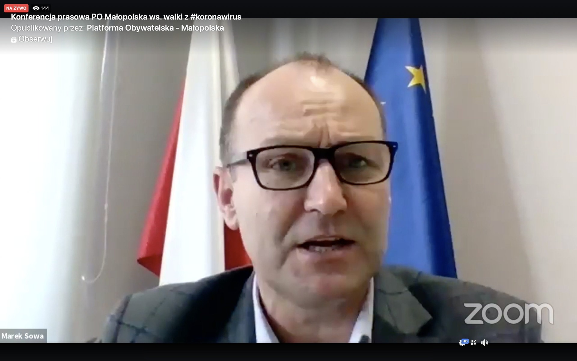 Briefing małopolskiej PO – ONLINE. Zadaj pytanie