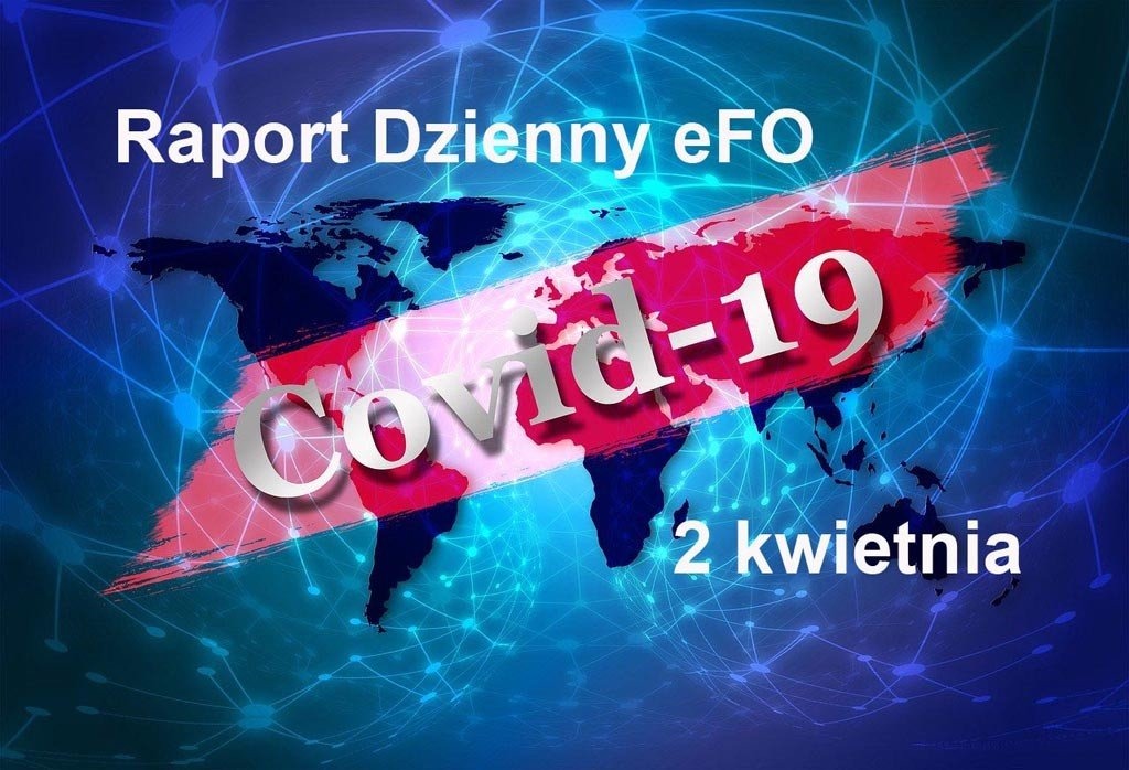 KORONAWIRUS – RAPORT DZIENNY – 2 KWIETNIA