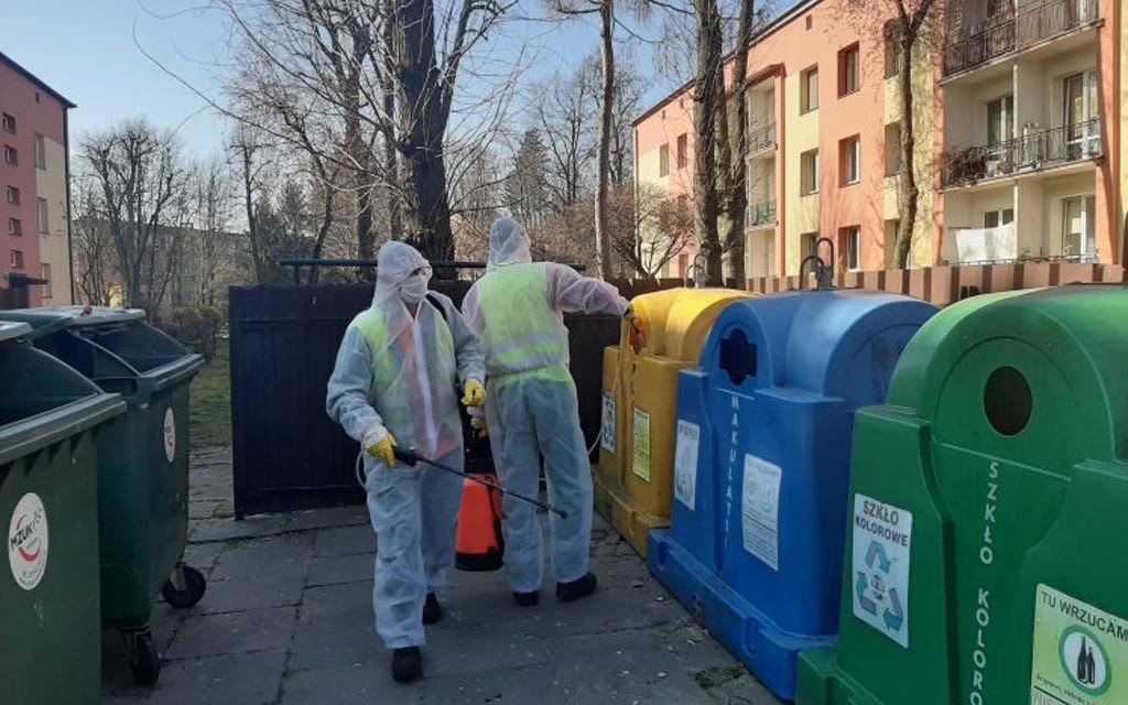 Powtórna dezynfekcja w Oświęcimiu – FOTO