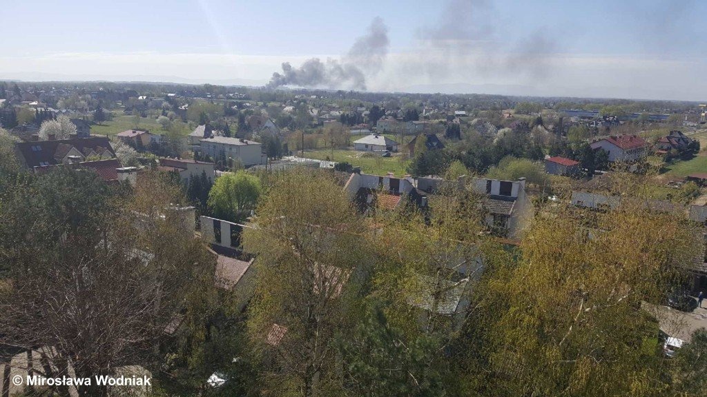Pożar w Zaborzu. Było słychać eksplozję – FILMY