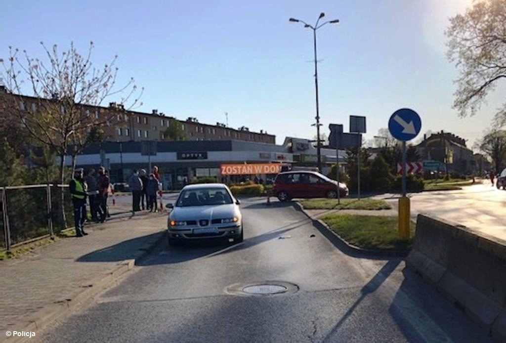 Był po narkotykach i potrącił pieszego – FILM, FOTO