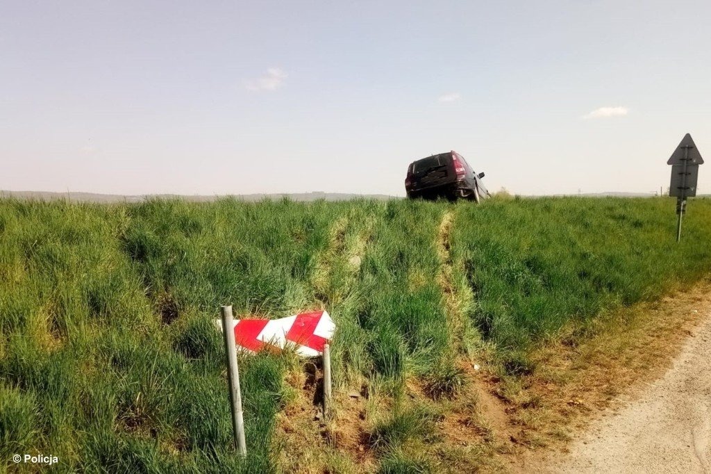 Zionąc alkoholem prowadził samochód i zbluzgał policjantów