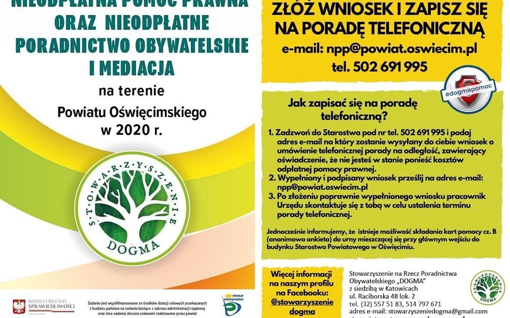 Bezpłatne porady prawne w czasie pandemii COVID-19 – FILM