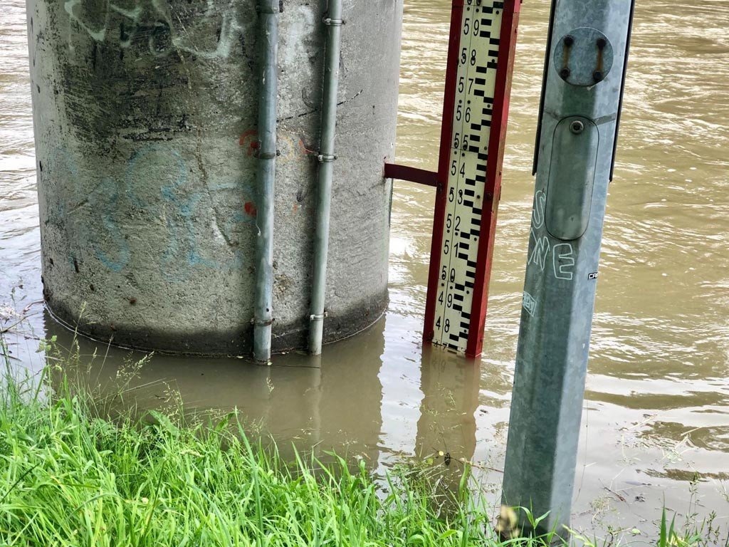 Alarm przeciwpowodziowy w powiecie oświęcimskim – FILM, FOTO