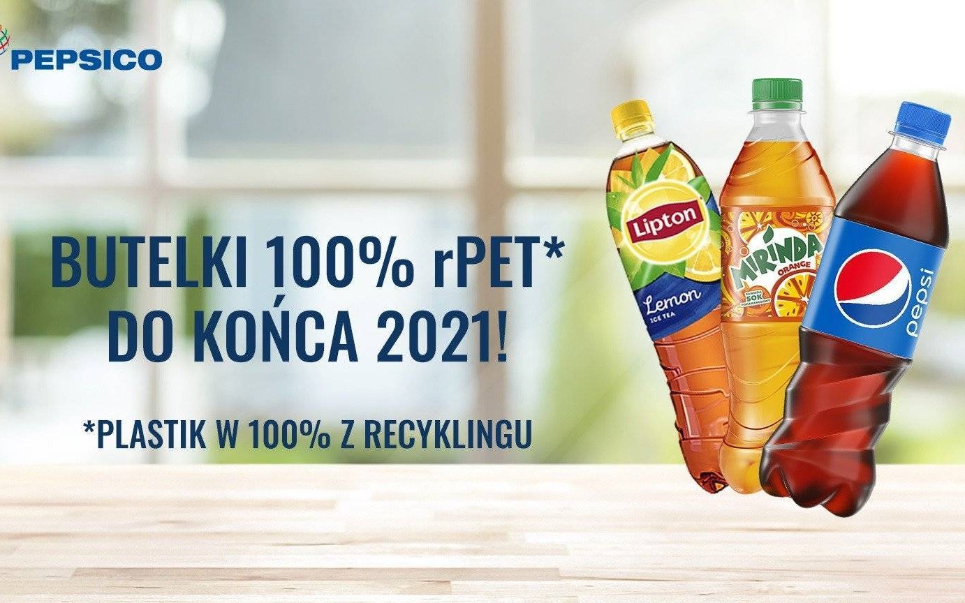Przełom w PepsiCo – butelki Pepsi wykonane będą w 100% z rPET do końca 2021 roku