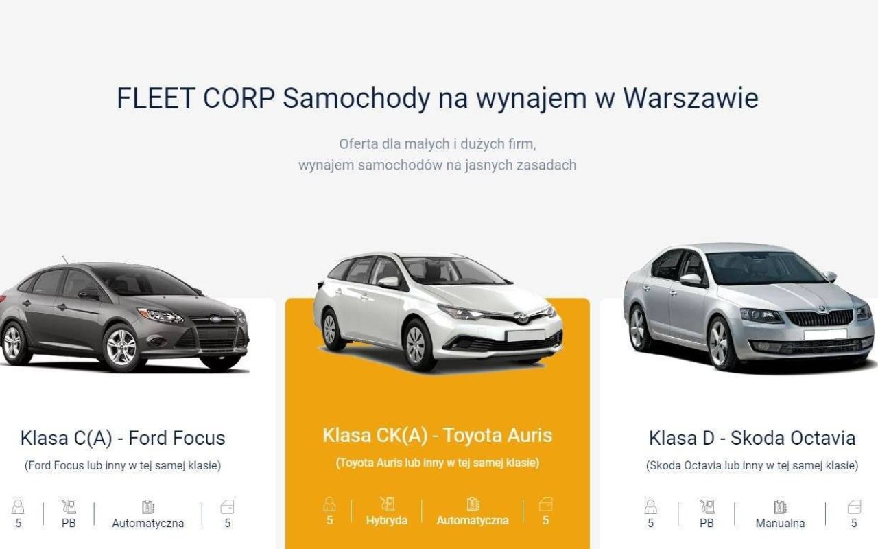 Wypożyczalnie aut w Warszawie – co musisz wiedzieć o wynajmie auta w stolicy?