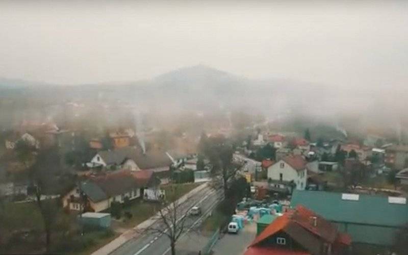 Ostrzeżenie 1 stopnia o zanieczyszczeniu powietrza