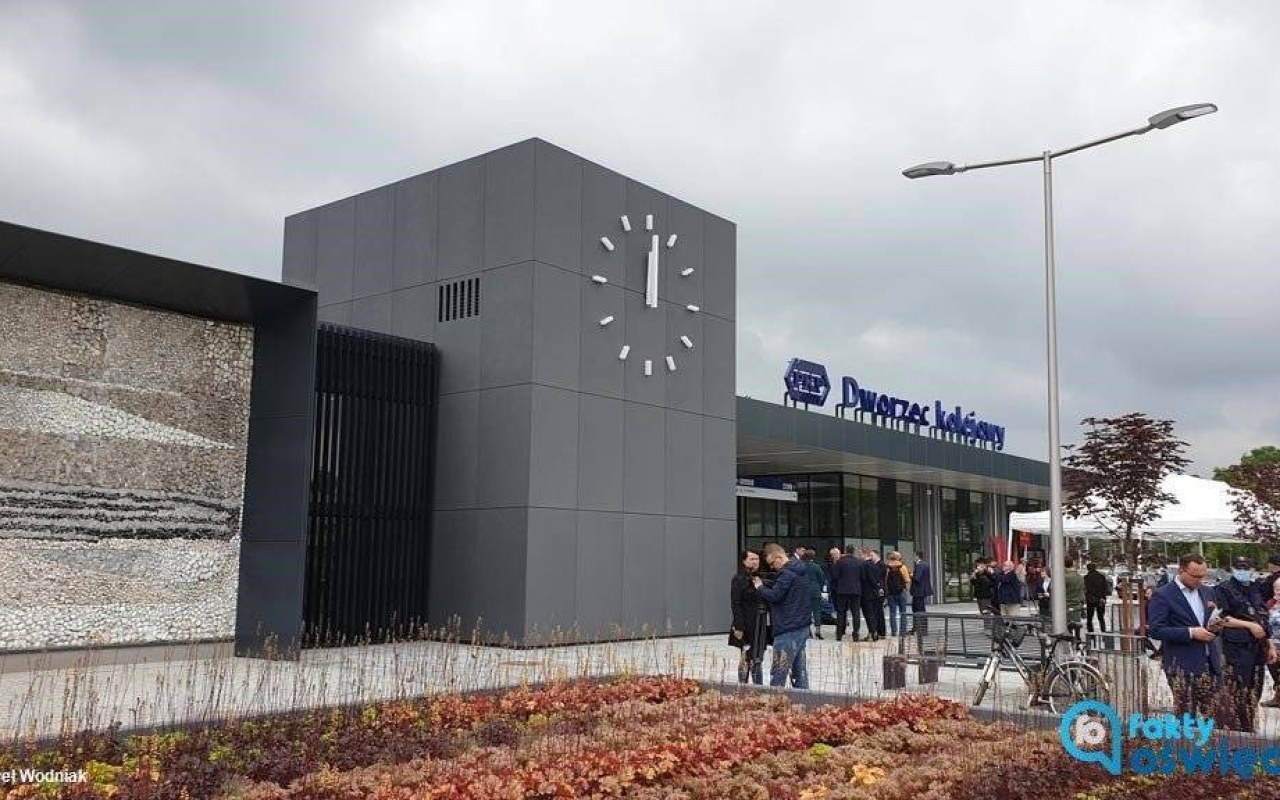 Dworzec kolejowy w Oświęcimiu nagrodzony