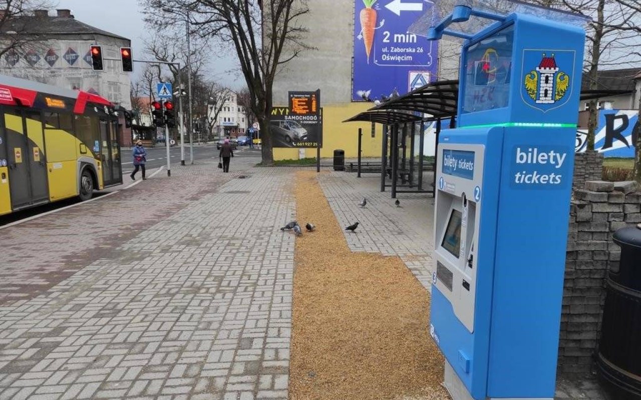 Pierwszy z biletomatów już działa