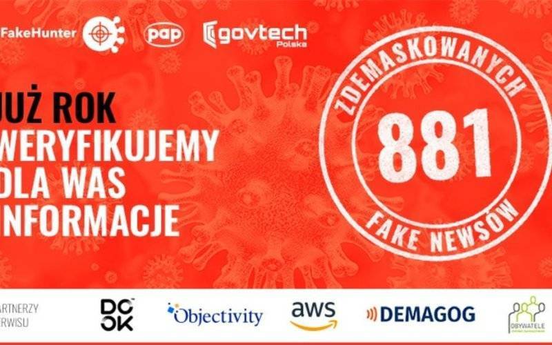 Pierwsze urodziny #FakeHuntera Polskiej Agencji Prasowej