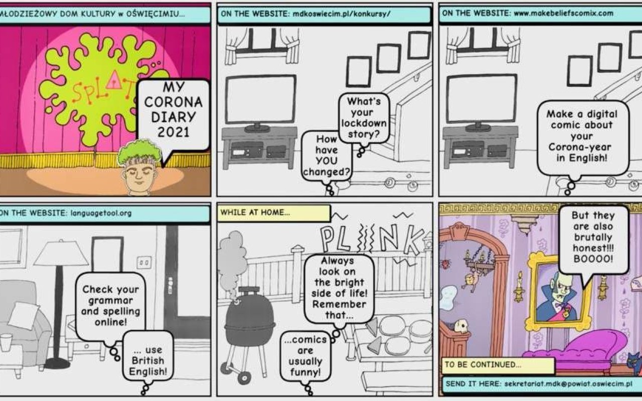 Stwórz komiks w języku angielskim