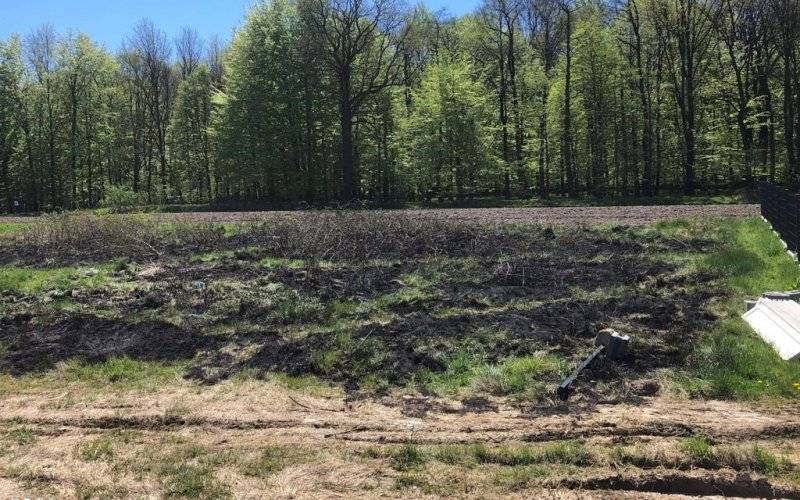 Seniorka chciała spalić gałęzie, a podpaliła łąkę