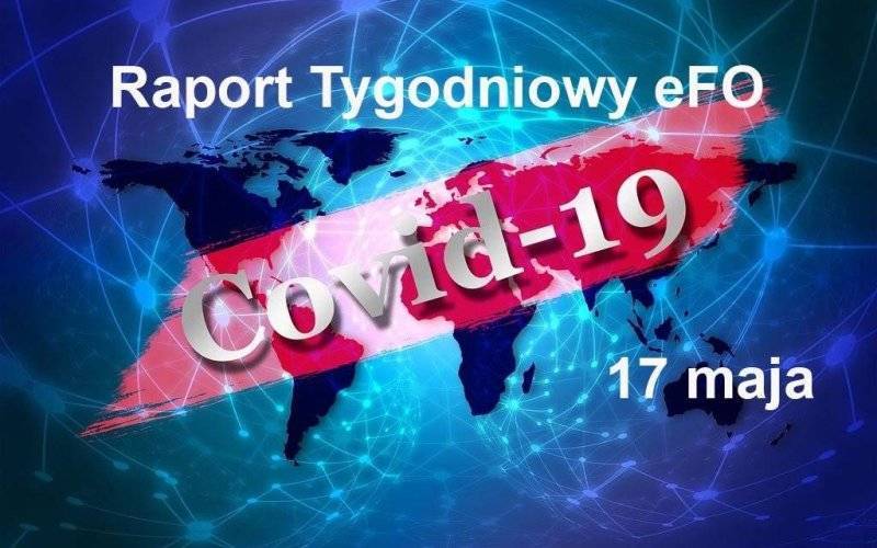 COVID-19 – RAPORT TYGODNIOWY – 17 MAJA