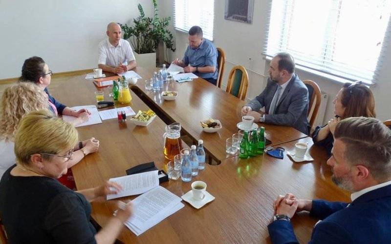 Rozpoczęcie prac przy wystawie – FOTO