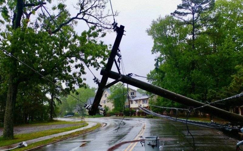 Burza nad powiatem. Strażacy interweniowali ponad 40 razy