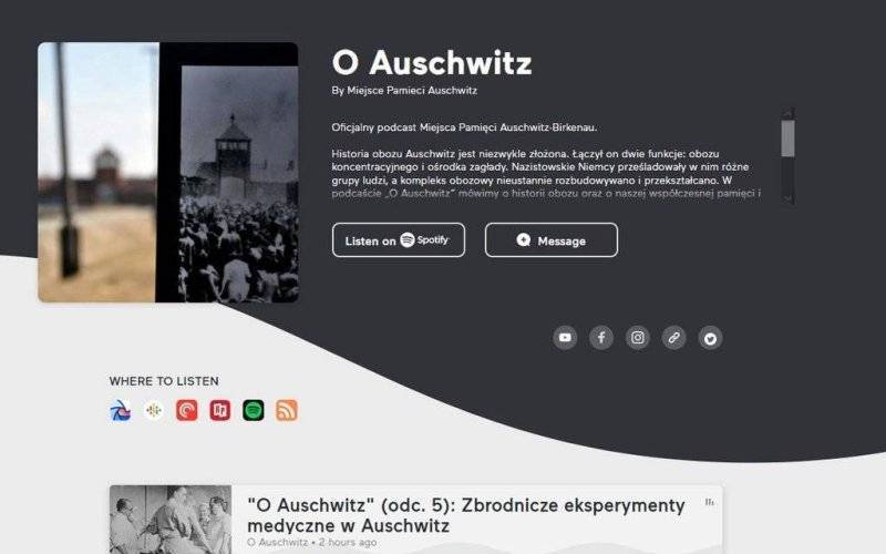 Podcasty „O Auschwitz”