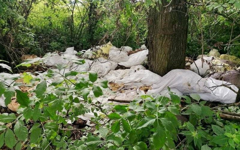 Strażnicy miejscy odnaleźli leśnego śmieciarza