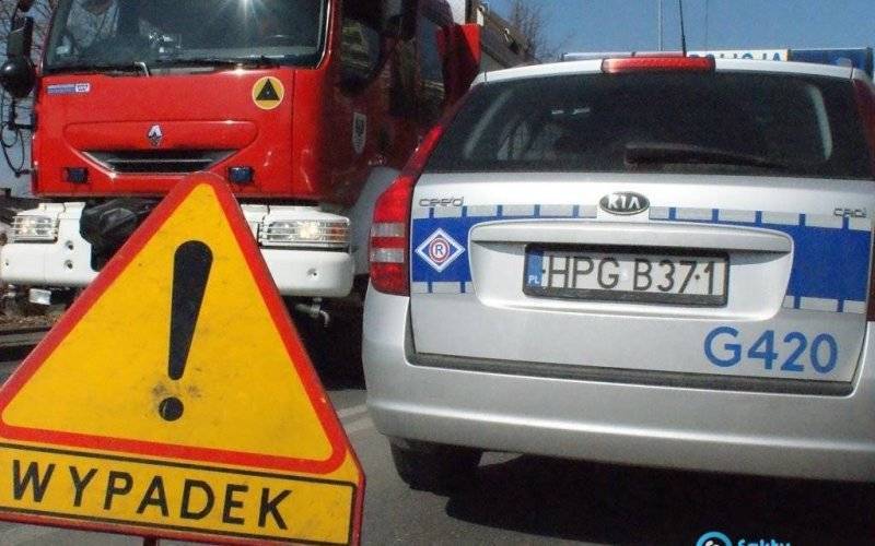 Policja szuka uczestnika wypadku drogowego