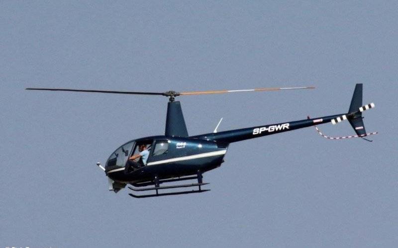 Helikopter nad powiatem oświęcimskim – FOTO