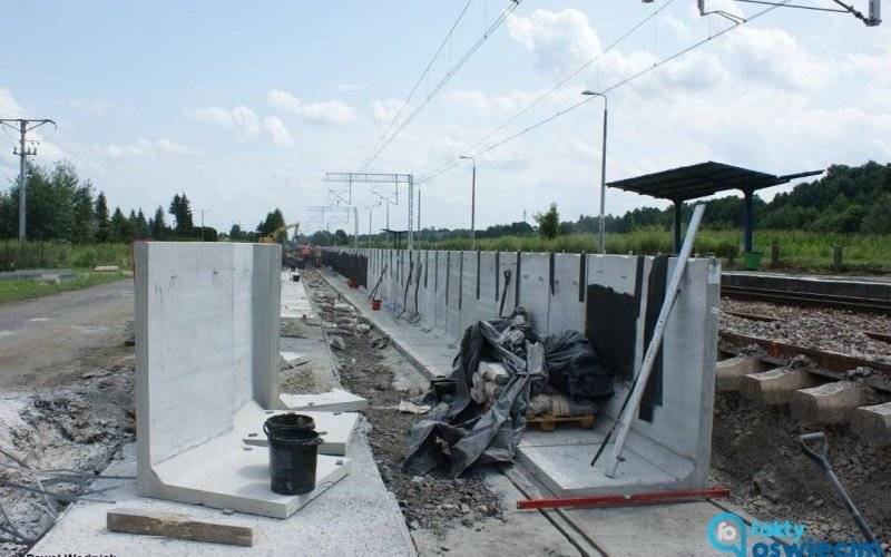 We Włosienicy powstaje nowy peron – FOTO