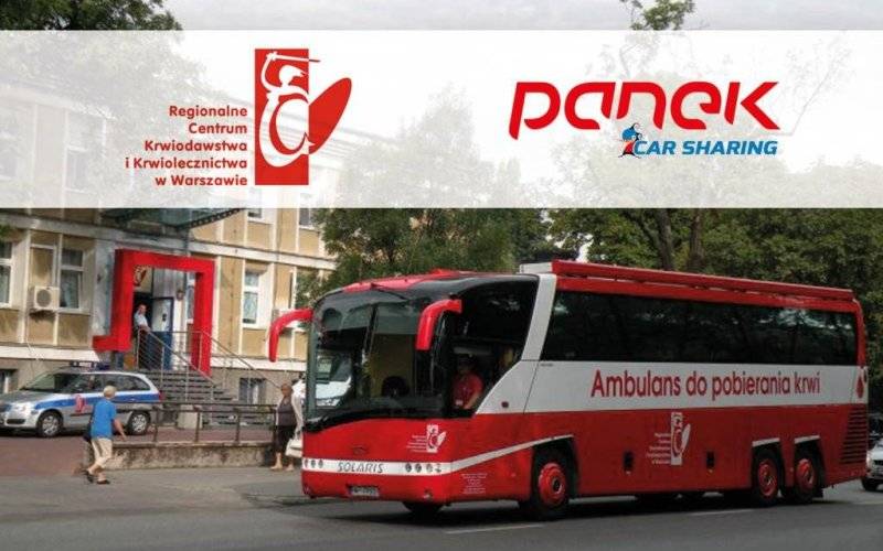 Oddaj krew z PANEK CarSharing