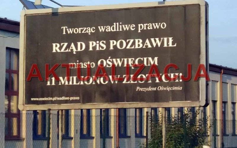 Afery bilbordowej ciąg dalszy. Radni PiS apelują