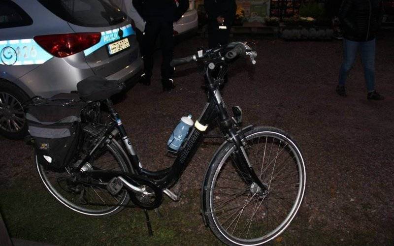 Potrącił rowerzystę