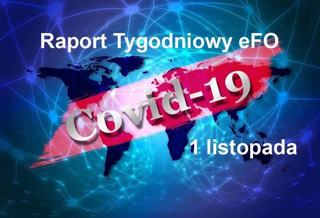 COVID-19 – RAPORT TYGODNIOWY – 1 LISTOPADA