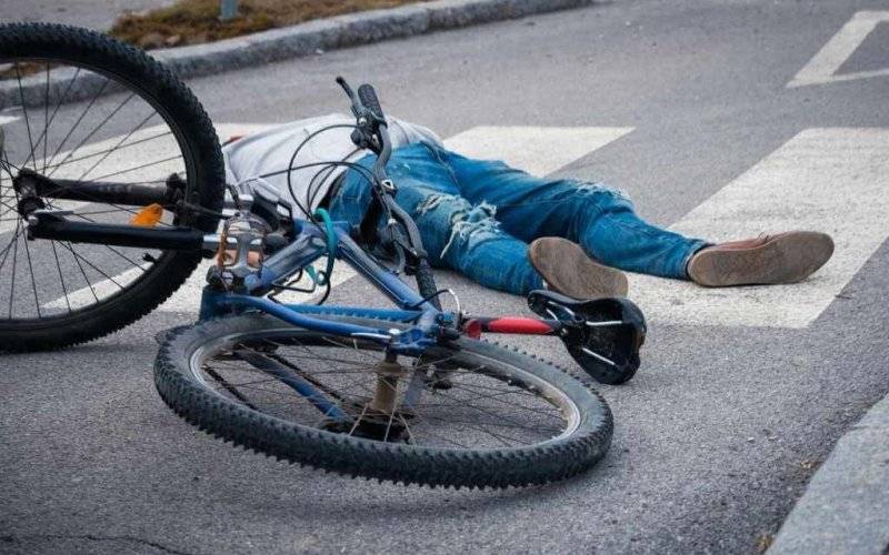 Potrąciła rowerzystę