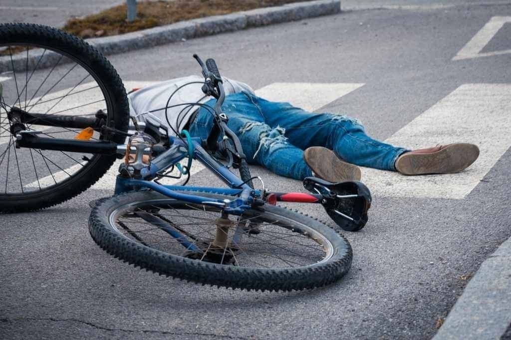 Potrąciła rowerzystę