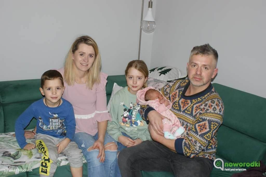 Gabrysia przyszła na świat w domu. Poród odebrał tata