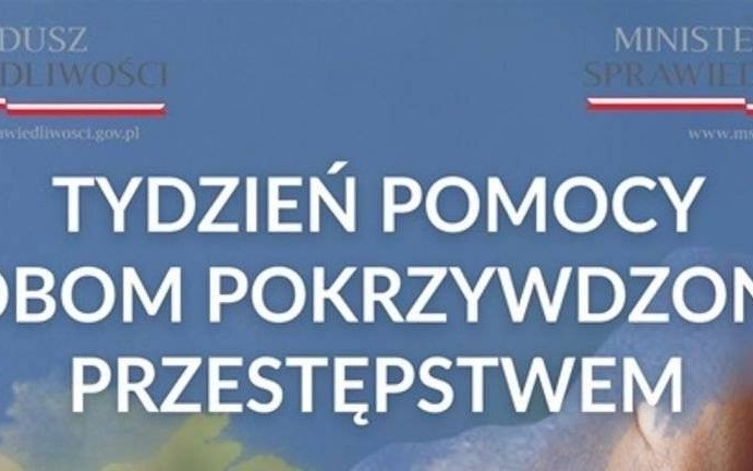 Zaczął się Tydzień Pomocy Osobom Pokrzywdzonym Przestępstwem