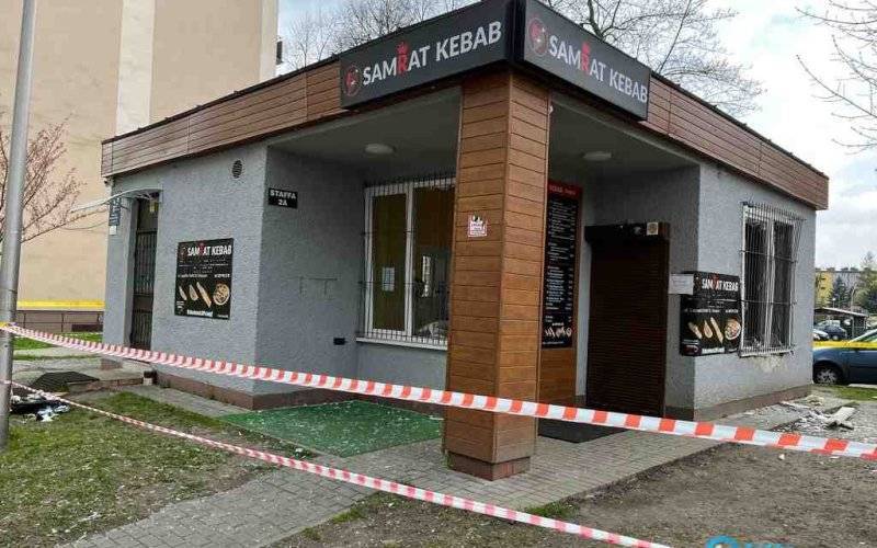 Pożar lokalu z kebabami – FOTO