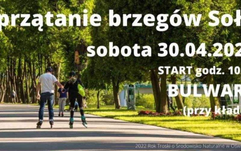 Sobotnie sprzątanie nadbrzeża Soły