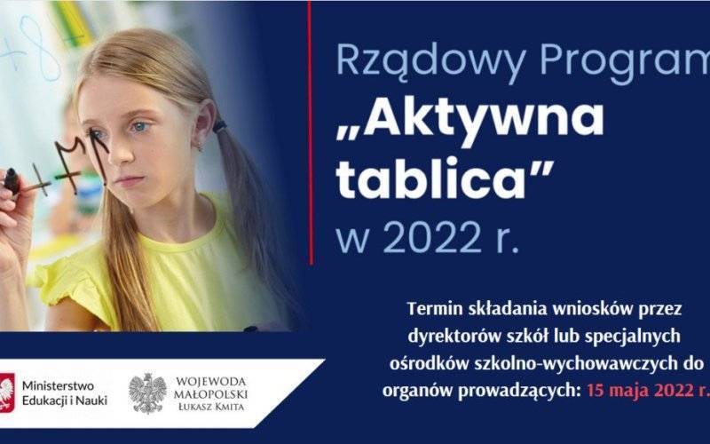 Trwa nabór na aktywne tablice dla szkół