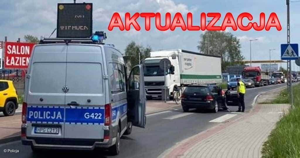 Kierowca, który potrącił rowerzystkę, był pijany – AKTUALIZACJA