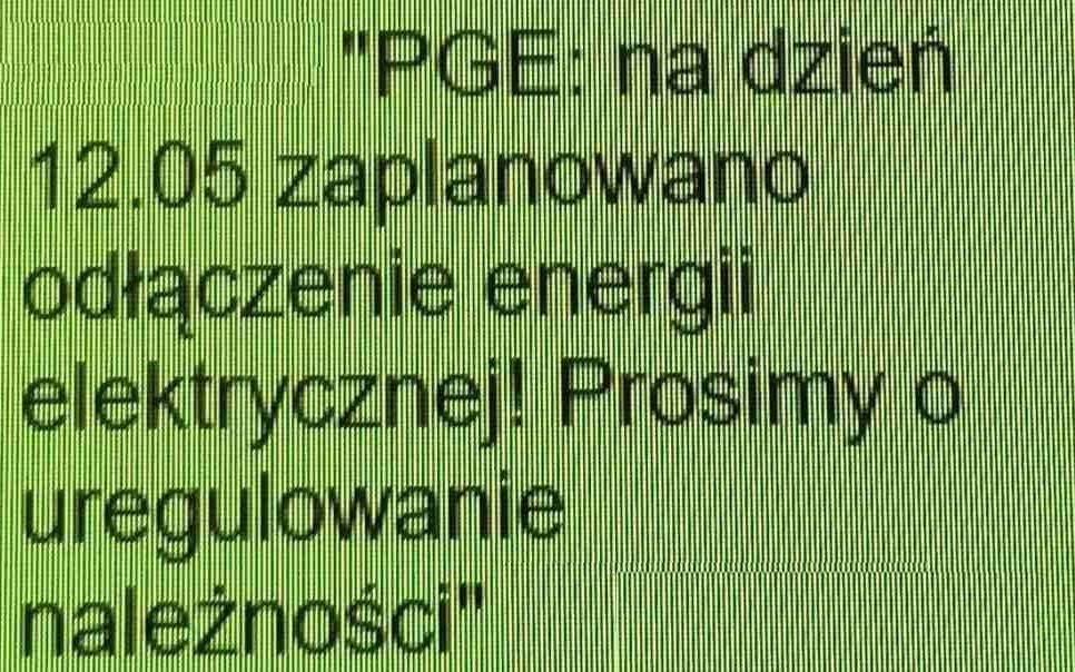 Zapłaciła fałszywy rachunek za prąd