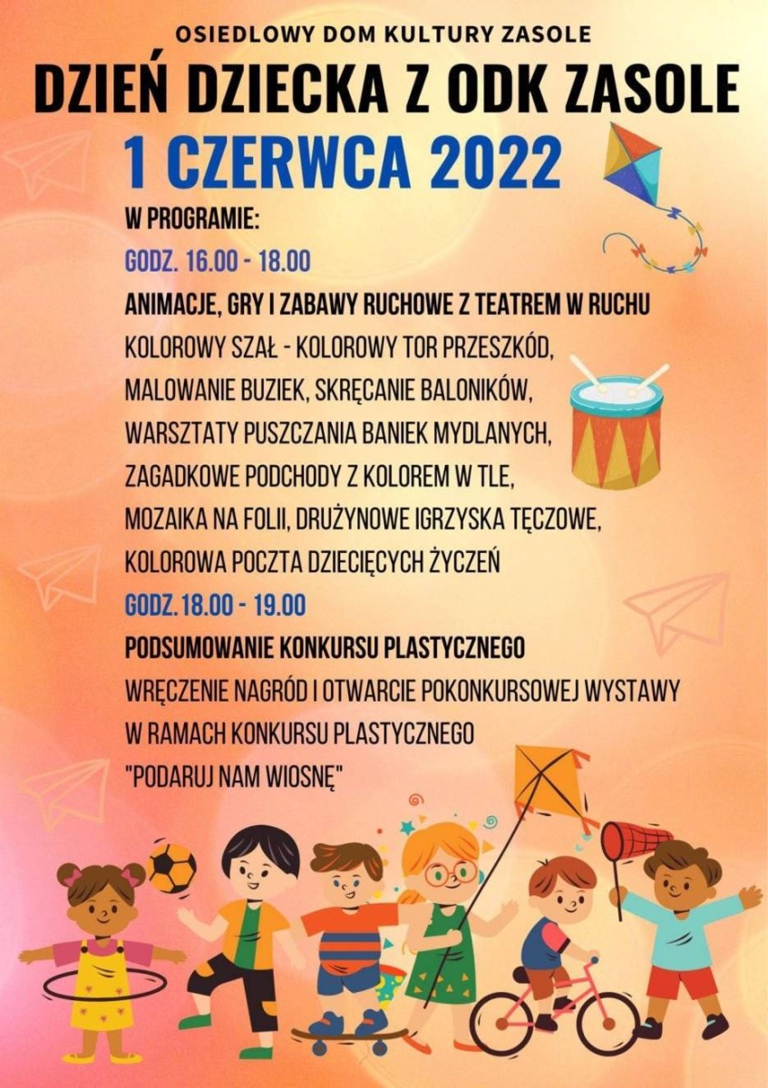 Dzień Dziecka z Osiedlowym Domem Kultury Zasole