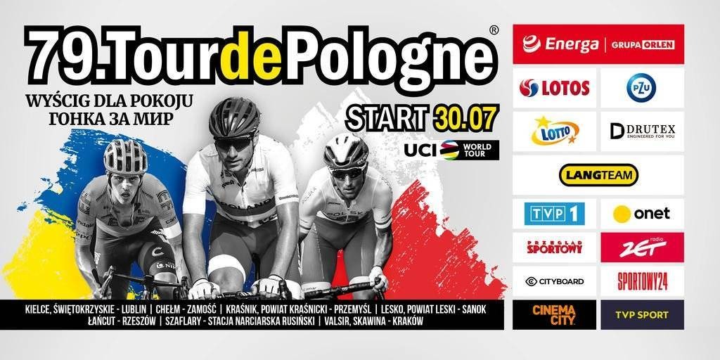 79. Tour de Pologne: Światowe kolarstwo wraca na polskie drogi