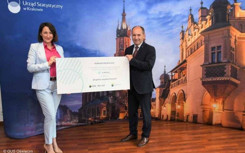 Gmina Oświęcim na podium w konkursie prezesa GUS – FOTO