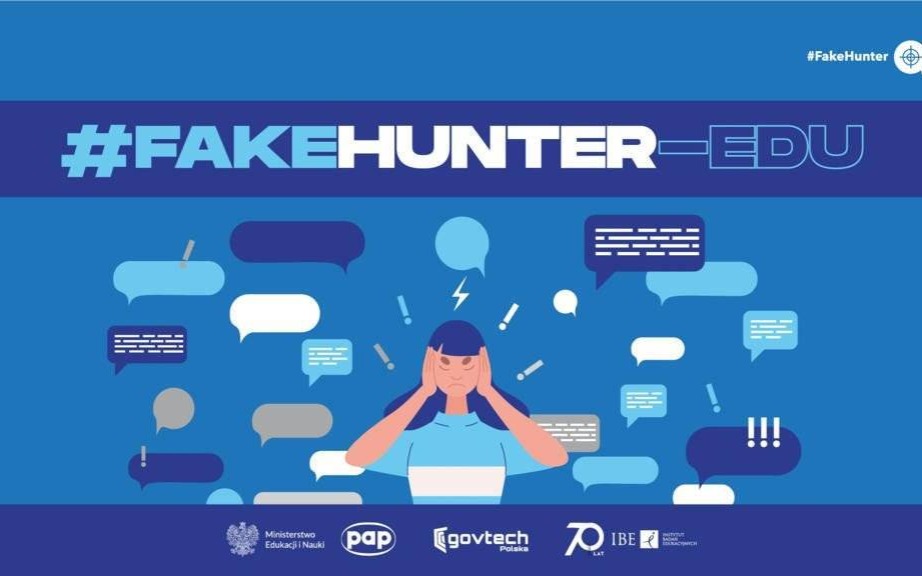 #FakeHunter-Edu – rusza ogólnopolska kampania edukacyjna na temat przeciwdziałania dezinformacji