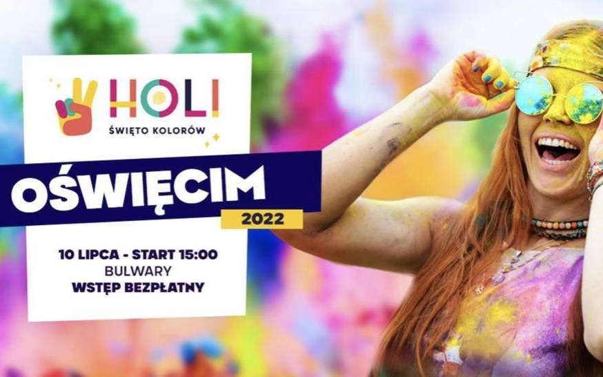 Holi święto kolorów ponownie w Oświęcimiu