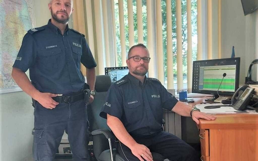 Mundurowi uratowali desperata