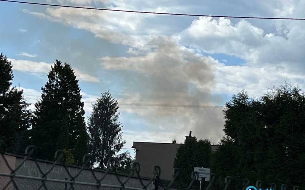 Pożar na Krukach – FOTO